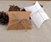 DIY35 :100pcs/lot Kraft Pillow Gift Boxes For Wedding and Party