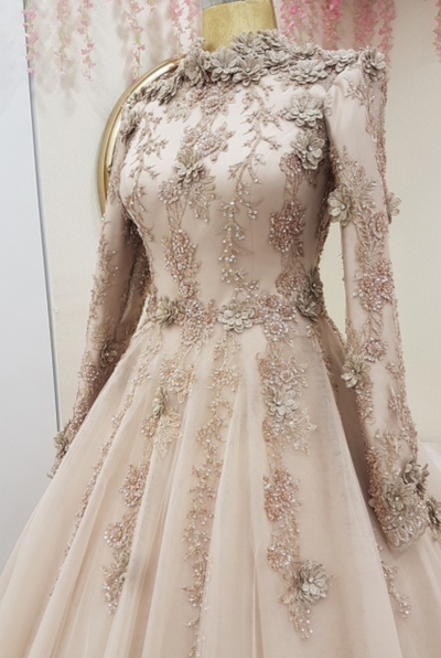 CG220 Muslim Prom Ball Gown