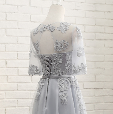 BH308 Half sleeve Bridesmaid Dresses ( 3 Colors )