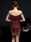 PP406 Sequined Cocktail dresses ( 4 Colors )