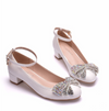 BS179 : 5 styles Rhinestone Bowknot Bridal shoes