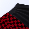 CK75 Harajuku Plaid Skirt ( Black/Red)