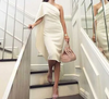 PP20 Satin One Shoulder Cocktail Dresses