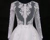 SS57 : 2in1 Lace appliques peals Bridal gowns