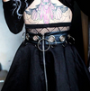 CK78 Ring High Waist Gothic Punk Skirt