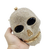 CB148 3D Skull Shape diamond Party Clutch Purse