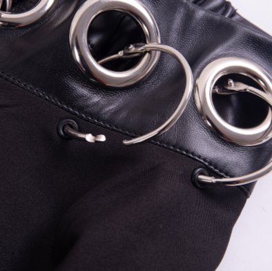 CK78 Ring High Waist Gothic Punk Skirt