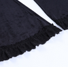 TP42  High Waist Velvet lace Flare Pants