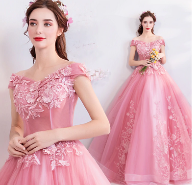 CG71 Pink Sweetheart Quinceanera Dress
