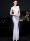 PP413 Sequin mermaid Prom dresses ( 4 Colors )