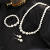 BJ130: 4 styles pearl Bridal Jewelry Sets