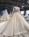 HW120 Glamorous full sleeve Wedding Dress