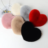 CB153 Heart Shaped Faux Fur Purse(7 Colors)