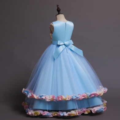 FG442 Princess dress for girls ( 3 Colors )
