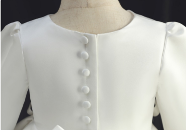 FG445 Long sleeve Baptism dress