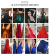 PP36 Sexy Deep V neck Satin Prom Dresses (14 colors)