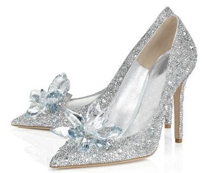 BS64 Cinderella Crystal Bridal Shoes(4 Colors)