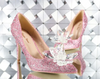 BS64 Cinderella Crystal Bridal Shoes(4 Colors)