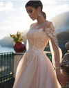 CW262 A-line long sleeves Wedding Dress