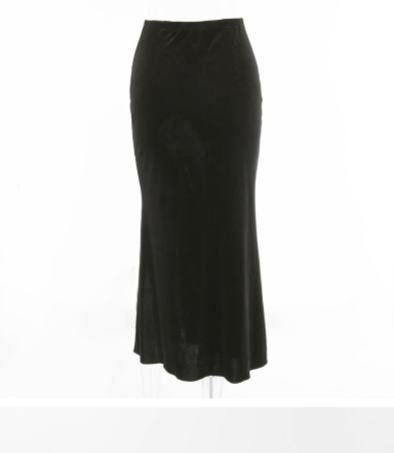 CK90 Velvet Black skirt