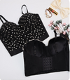 TJ114 Pearls beaded Cimi Tops ( 5 Colors )