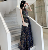 BH193 Sleeveless Shiny Homecoming Dress