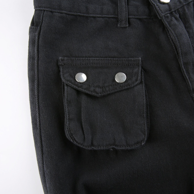 TP50 Harajuku High Waist Big Pocket Pants
