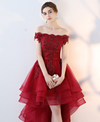 BH321 Boat Neck High Low Bridesmaid Dresses ( 5 Colors )