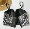 TJ124 Plus size Leopard Cami Tops ( 8 Colors )