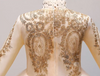 FG250 Gold sequined high neck Princess Girl Dress