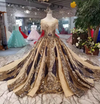 CG145 Real Photo Dubai style Pageant gown