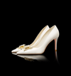 BS198 Silk butterfly diamond Bridal Shoes