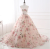 CG114 Floral Print Ball Gowns