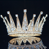 BJ139 Vintage Baroque Crystal Bridal Crowns(Gold/Silver)