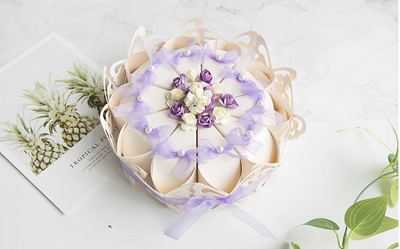 DIY152 50pcs Sweet Butterfly flower Cake Boxes