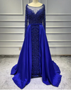 LG159 Luxury Muslim crystal beaded Evening Gown (10 Colors)