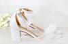 BS07 Sweet Bowknot flower Bridal Shoes (4 Colors)
