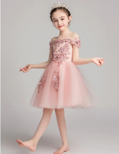 FG254 : 5 Styles Princess Girl Dresses