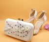 BS70 wedding shoes with matching purse