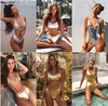 SW15-1 : 2 styles shiny Bride& bridesmaid swimwear (Silver/Gold)
