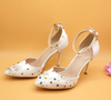 BS70 wedding shoes with matching purse