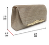 CB89 Simple sequins Evening Clutch Bags (8 Colors)