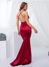 MX345 Simple Stretchy satin Mermaid Party Dresses ( 3 Colors )