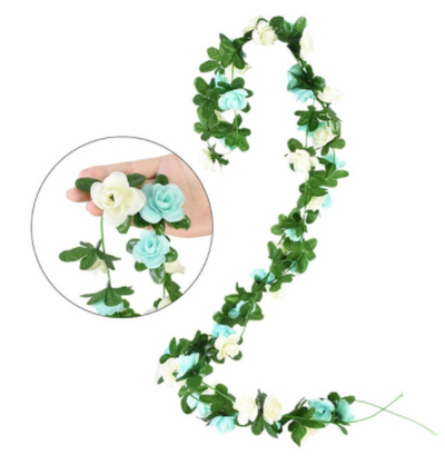 DIY434 : 28 styles Artificial leaves vine for Wedding & Event Decoration