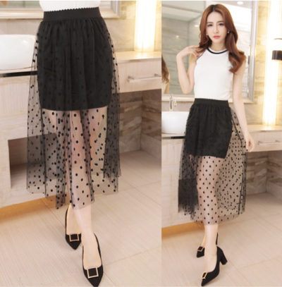 CK34 : 7 Styles Fashion K-Pop tulle skirts