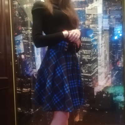 CK36 Plus size gothic punk skirts(4 Colors)