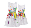 MM07 Casual summer floral print Mini me Matching Dresses (11 Styles)