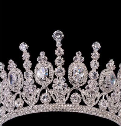 BJ161 Luxurious Big Bridal Crowns(Gold/Silver)