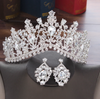 BJ166 Trendy Bridal Jewelry sets(Necklace+Earrings+Crown)