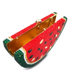 CB167 Watermelon shaped diamond Evening Clutch bags(3 Colors)